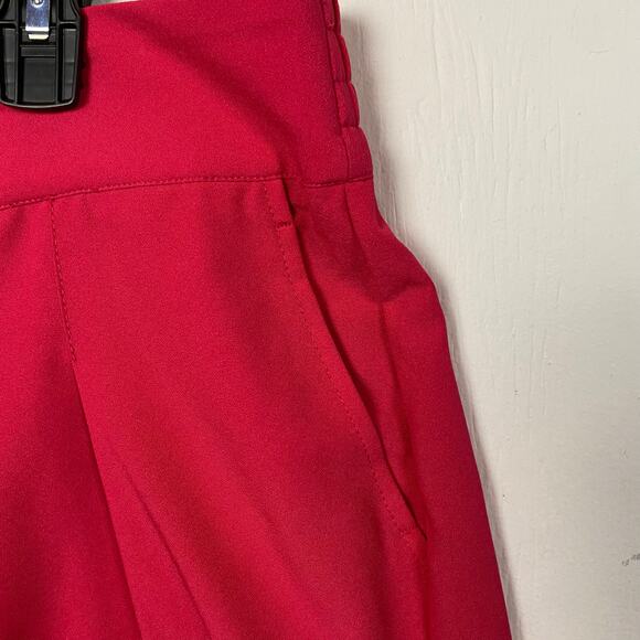 Torrid Pink Peacock Pull On Wide Leg Studio Crepe Short Size 14 - Picture 5 of 10